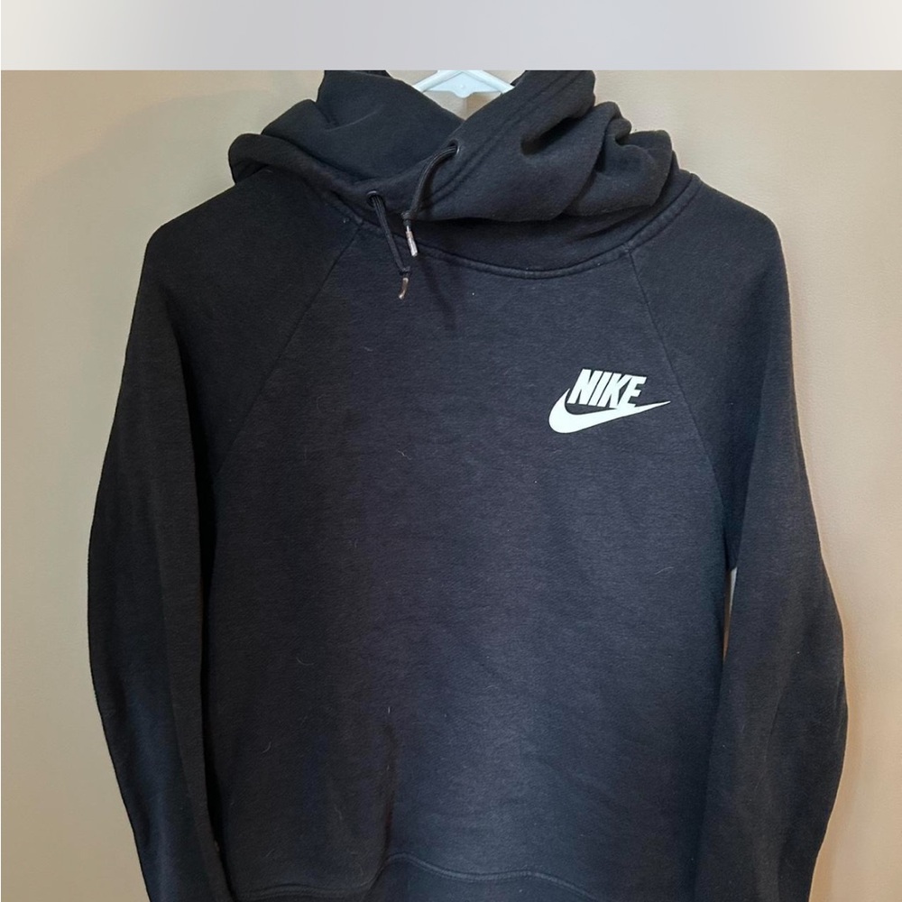 Nike Black Pullover cowl neck Hoodie women’s small